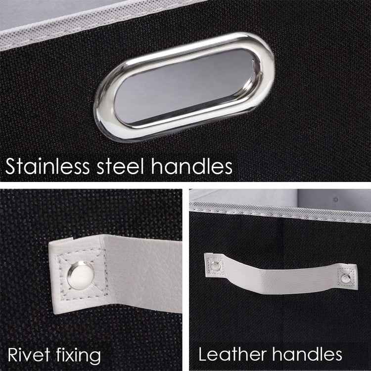 Large Collapsible Storage Bins for Closet [3 (3 Count)