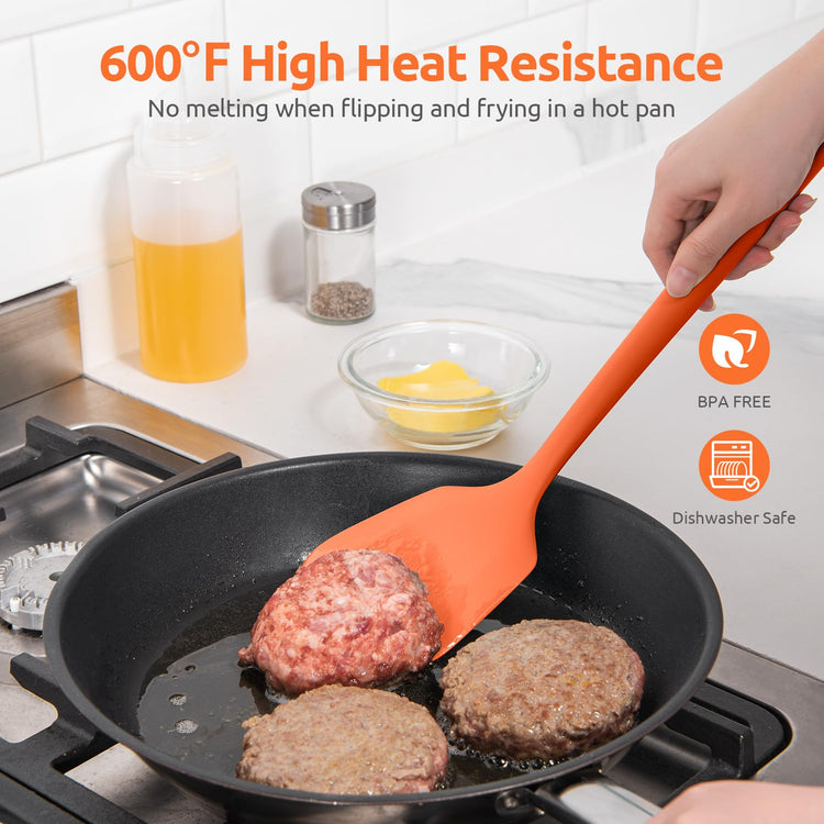 Silicone Turner Spatula Set of 2 (2 Count)