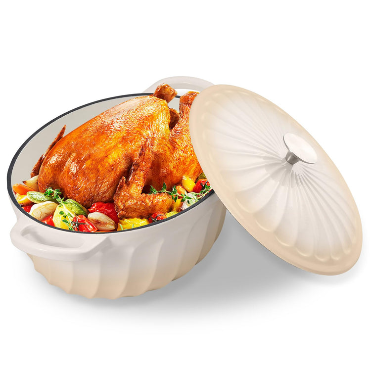 Enameled Dutch Oven Pot with Lid