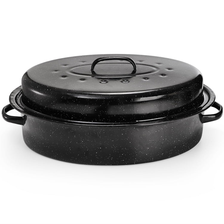 Granite Roasting Pan with Lid