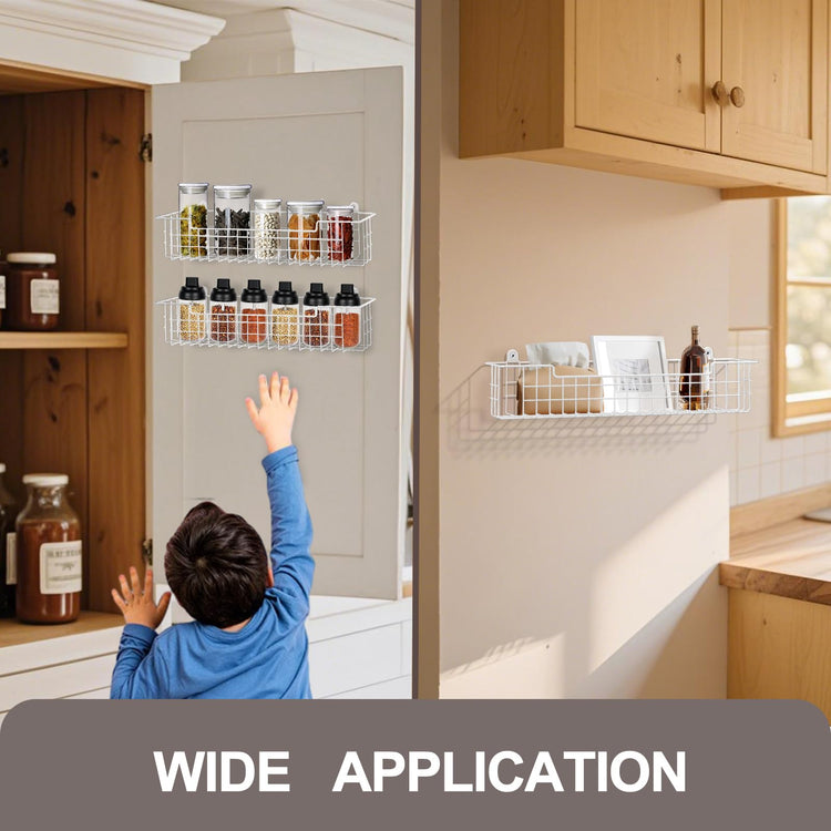 Spice Rack Wall Mount (4 Count)