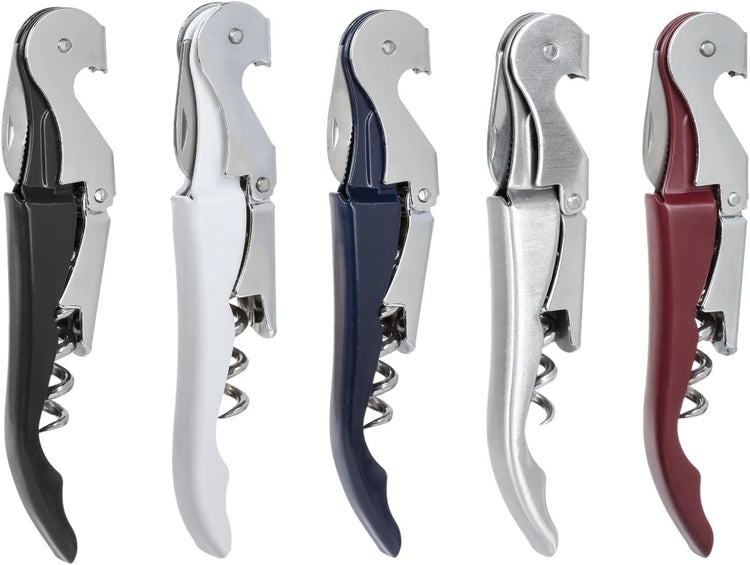 Thirsty Rhino Anggur Double Hinged Waiter's Corkscrew (Set of 6) (White)