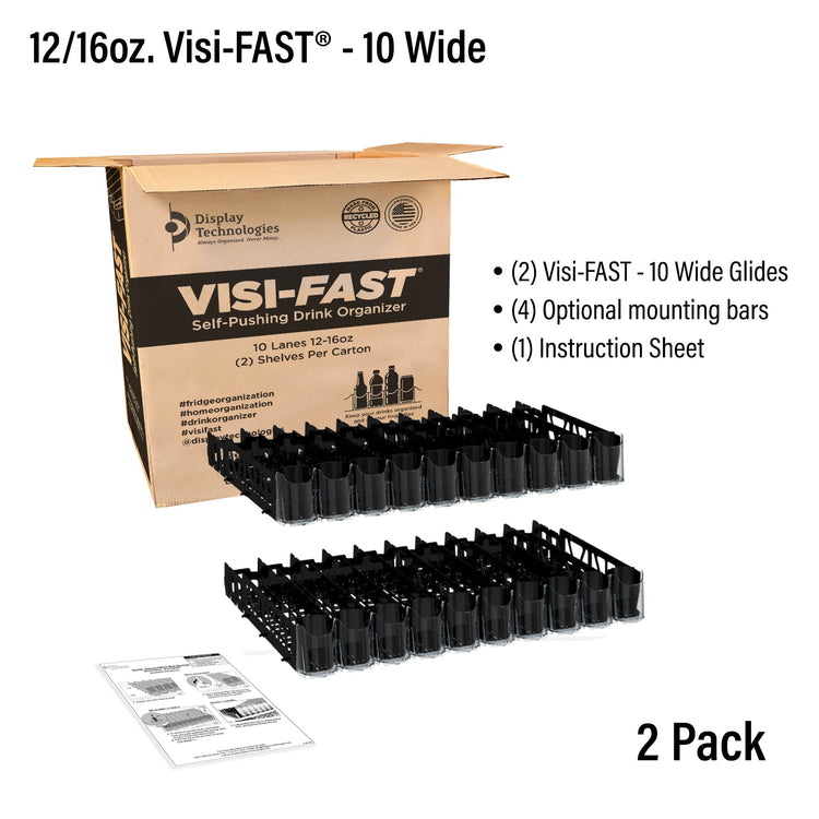 Visi FAST Spring Push Drink Dispenser (2 Count)