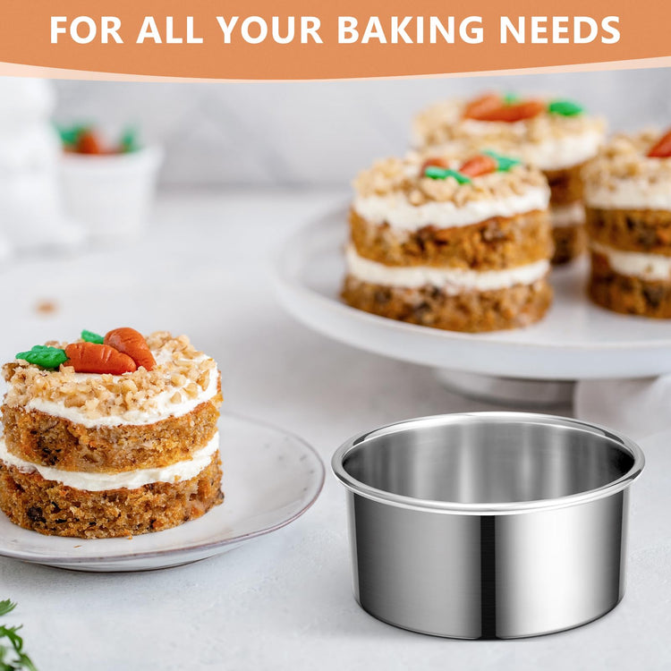 4 Inch Cake Pan Set of 4 (4 Count)