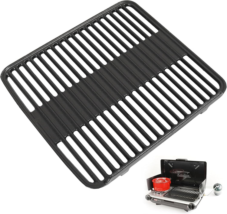 Grill Grates for Coleman 2-in-1 Camping Grill, Cooking Grid for Coleman 2 Burner Propane Stove, Fits Coleman Classic 2-Burner 2000020929 2000020925 2157480 2000038016 Propane Stove Replacement Parts