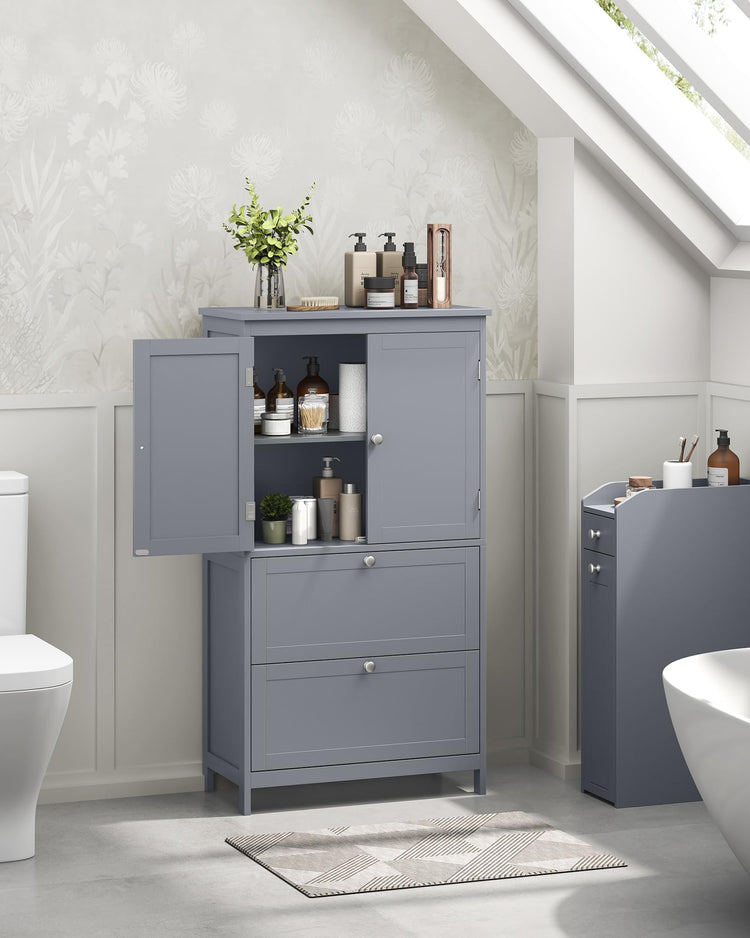 Bathroom Storage Cabinet with 2 Doors