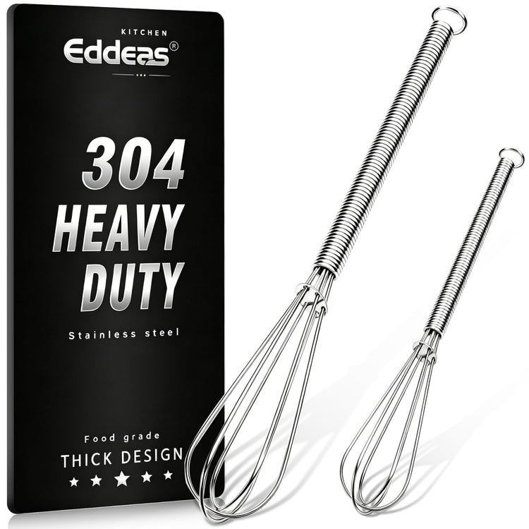 Mini whisks Small Whisk 304 Stainless steel for Whisking 5" (2 Count)