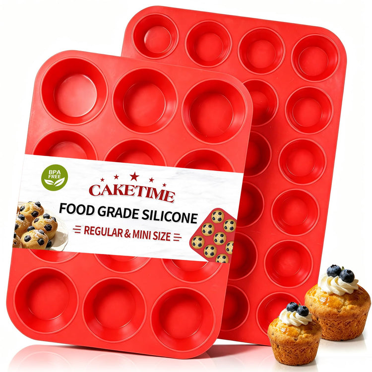 Silicone Muffin Pan (2 Count)
