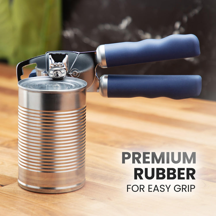 Heavy Duty Stainless Steel Can Opener Manual with Bottle Opener