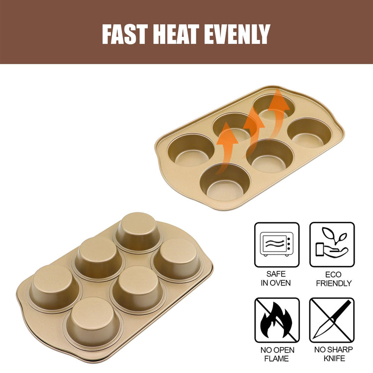 Jumbo Muffin Pan 2 Pack (2 Count)