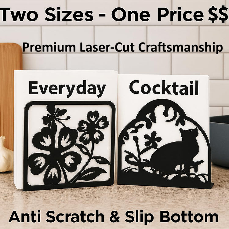 Decorative Metal Napkin Holder Set (2 Count)