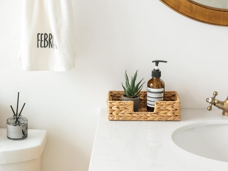 Water Hyacinth Napkin Holder for Bathroom