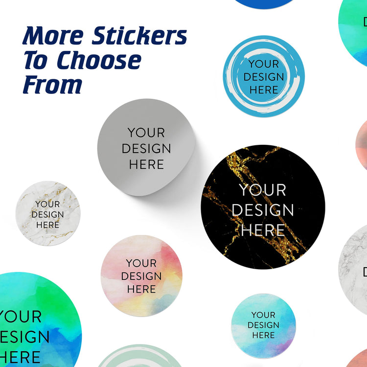 Custom Vinyl Stickers (100 Count)