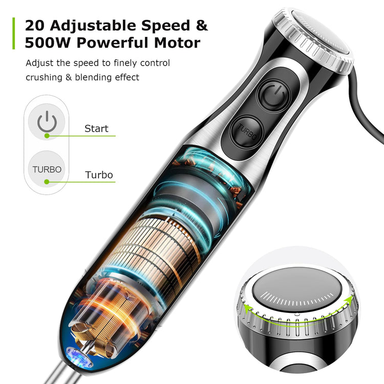 Immersion Blender with Food Processor
