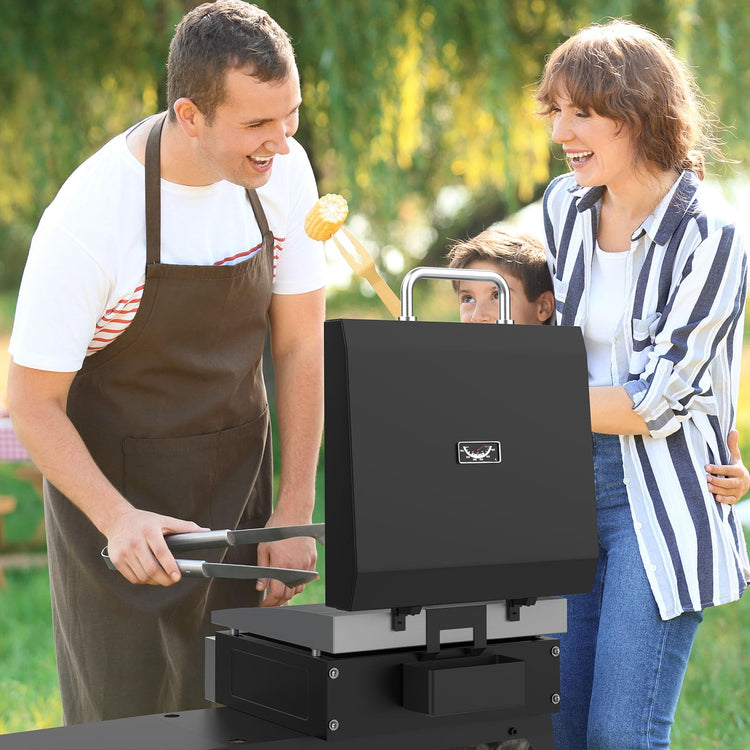Upgraded Griddle Hinged Lid for Blackstone 17" Tabletop Grills