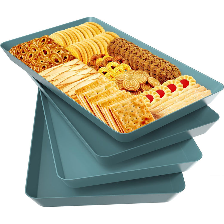 4 pcs Serving Tray for Entertaining (4 Count)
