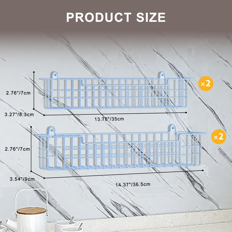 Spice Rack Wall Mount (4 Count)