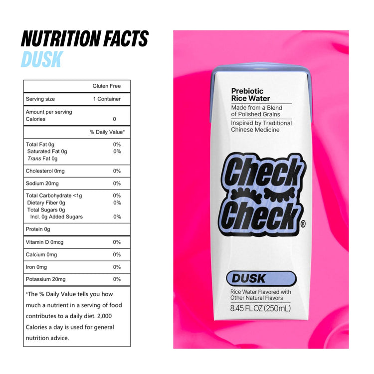 CheckCheck Prebiotic Rice Water (101.36 Fl Oz)