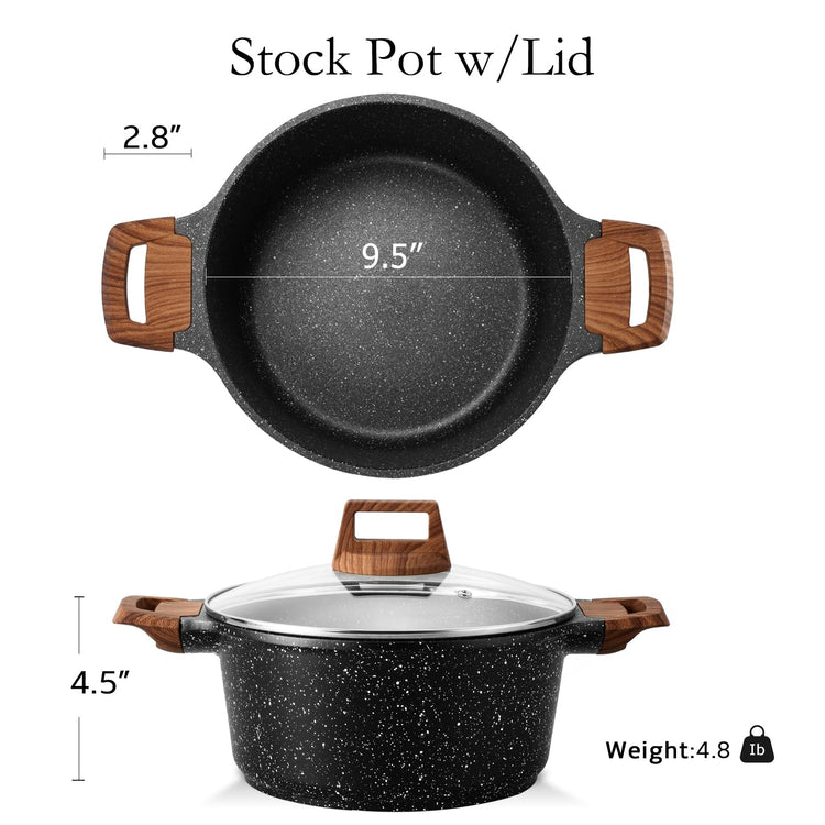 Nonstick Stock Pot with Lid