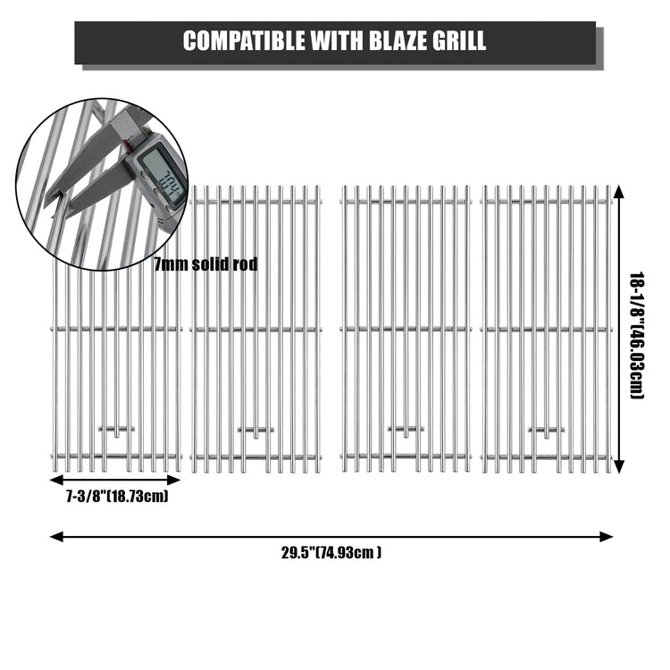 RJC008P RJC32A Grates Grill Replacement for RCS Summerset and Blaze Grills