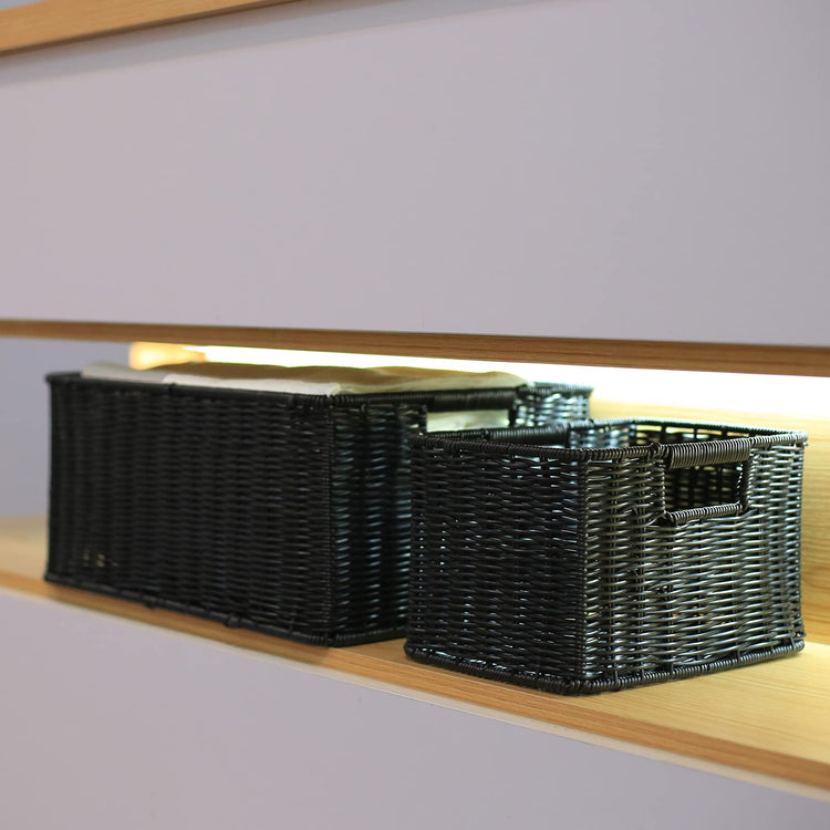 Large Wicker Baskets for Storage (3 Count)