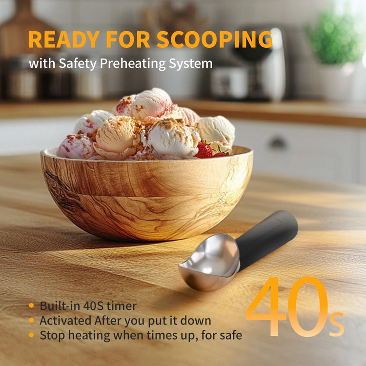 Heated Ice Cream Scoop