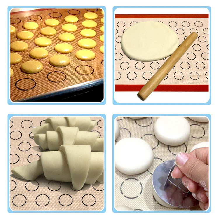 Baking Sheet with Cooling Rack and Silicone Baking Mat