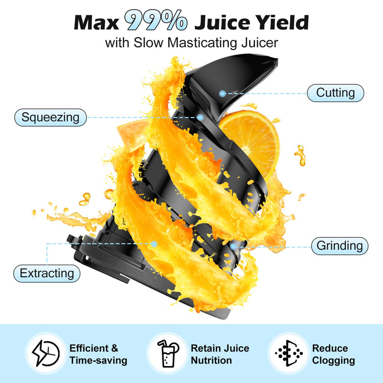 Juicer Machines with 5.8" Large Chute