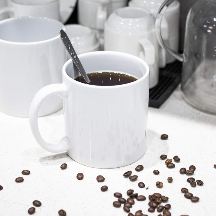 22oz white Super Large Ceramic Coffee Mugs Large Handles Set of 4