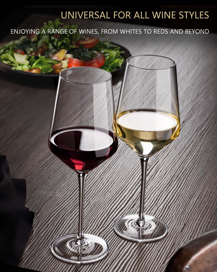 17 oz Lead Free Wine Glasses Set of 6 (6 Count)