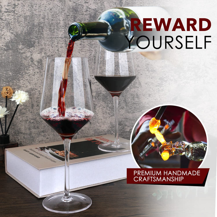 Wine Glasses Set of 6 (6 Count)