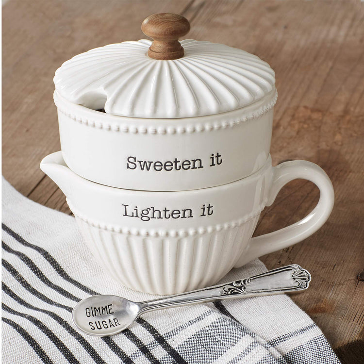 Circa Cream and Sugar Set