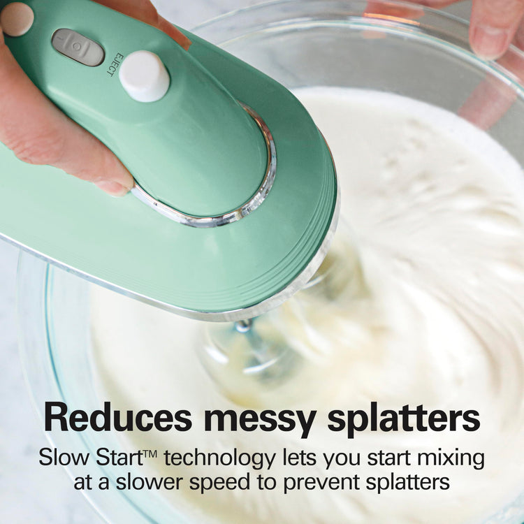 Retro 5 Speed Electric Hand Mixer With SmartBoost Technology