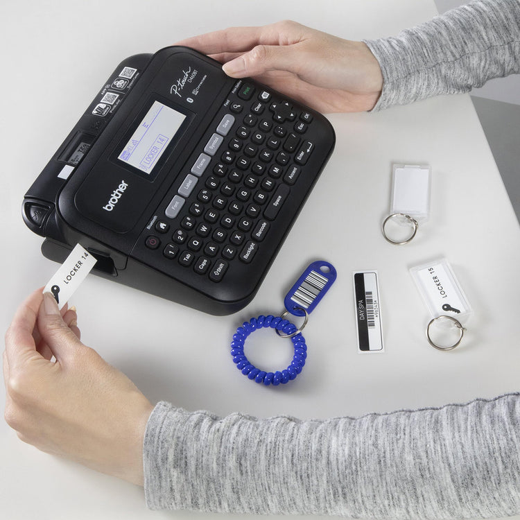 P-Touch PT-D460BT Business Expert Connected Label Maker | Connect and Create via Bluetooth® on TZe Label Tapes up to ~3/4 inch, White