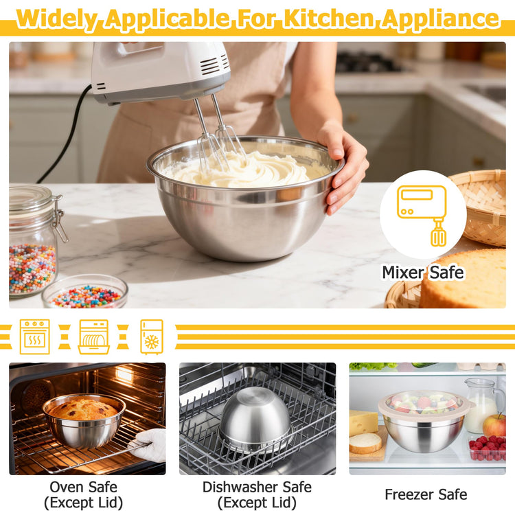 Mixing Bowls with Lids (3 Count)