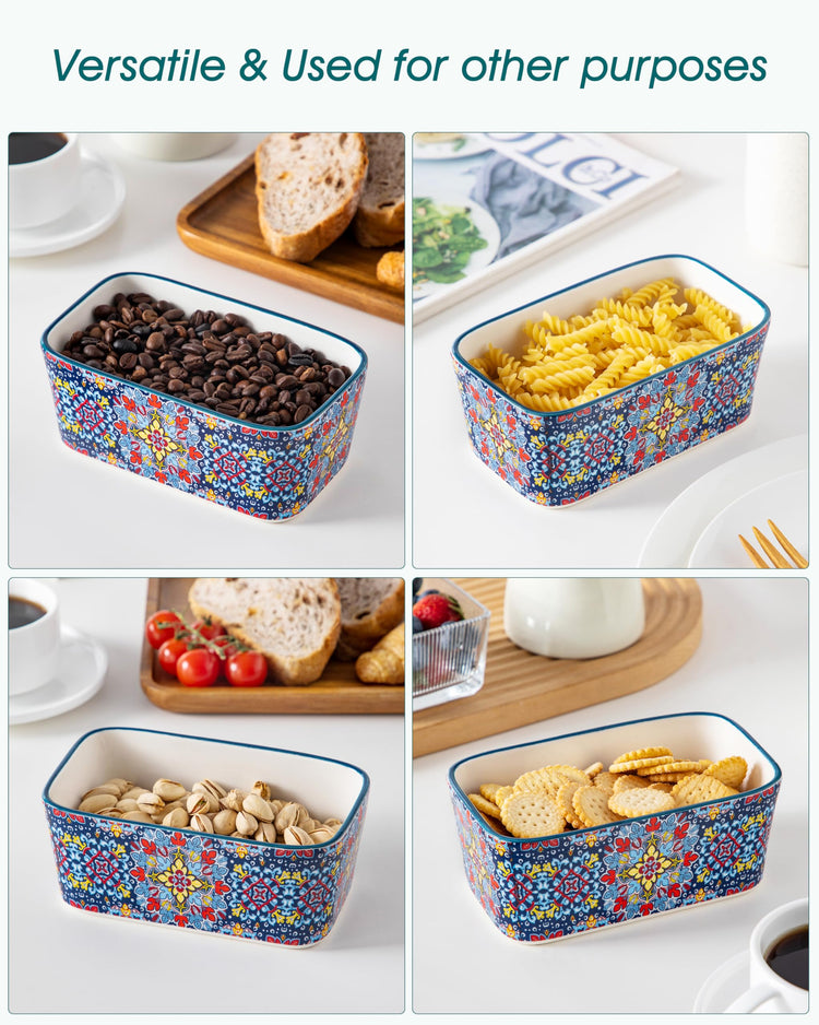 6.5" Butter Dish with Lid