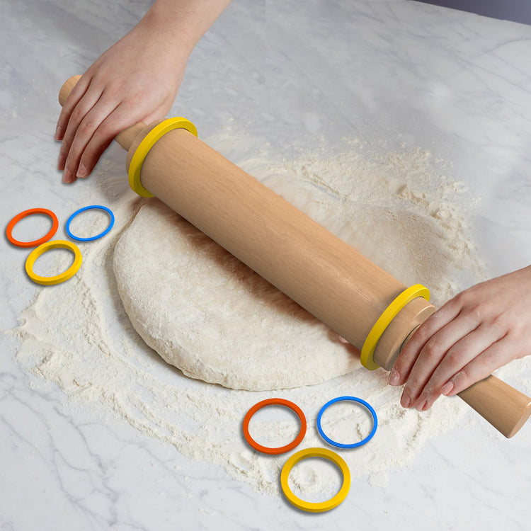 Rolling Pin with Handles (3 Count)