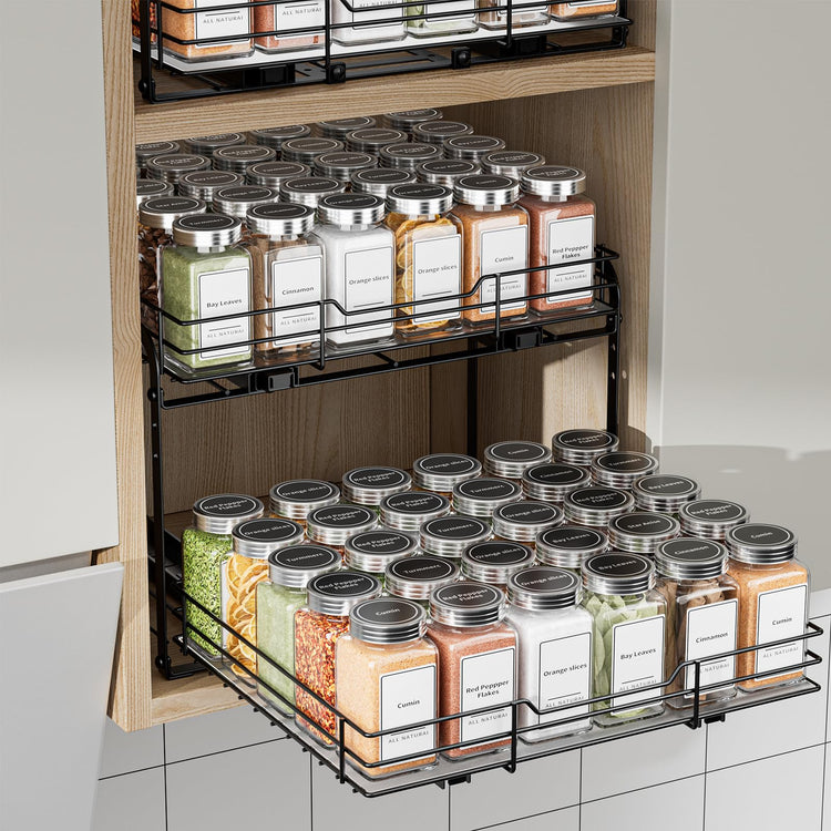 2 Tier Pull Out Spice Rack