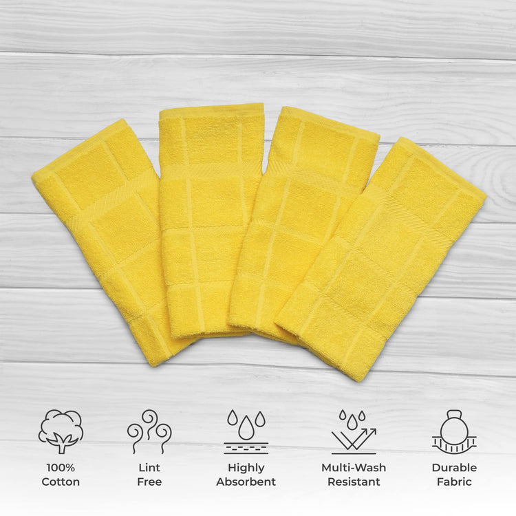 100% Cotton Terry Dish Towels (4 Count)