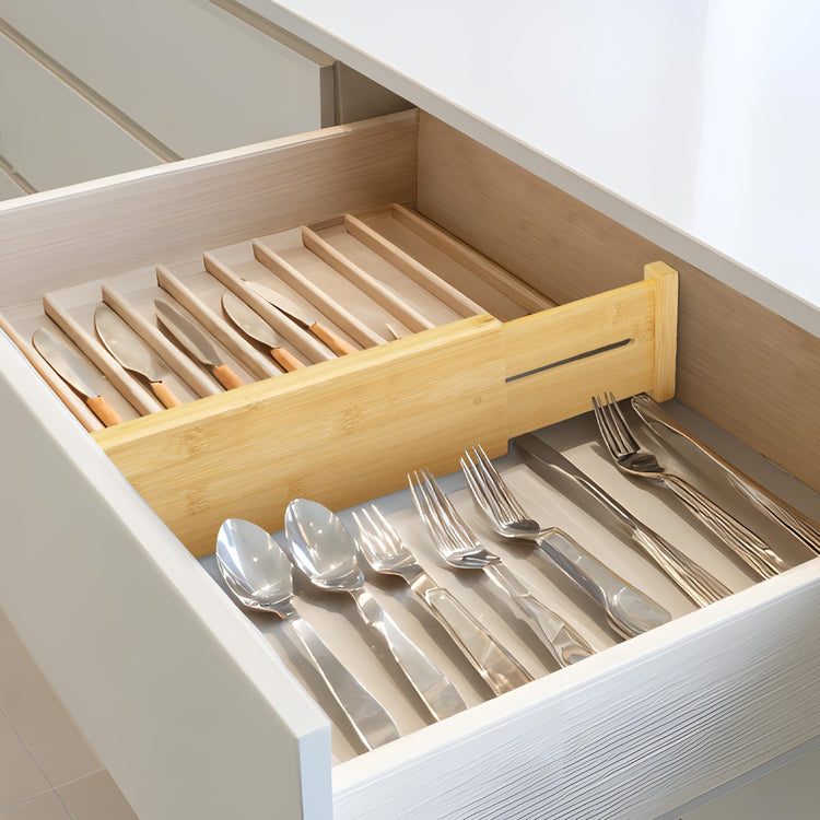3 Pack Bamboo Drawer Dividers