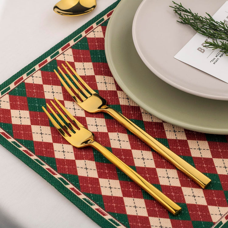 Cube Gold 20 Piece Flatware Set (17.49 Count)