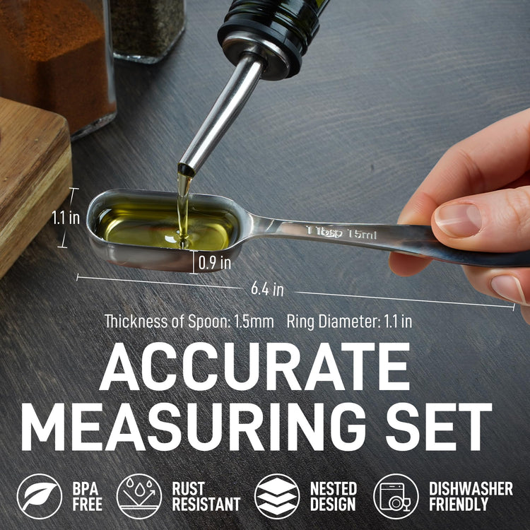 Zulay Measuring Spoons Set