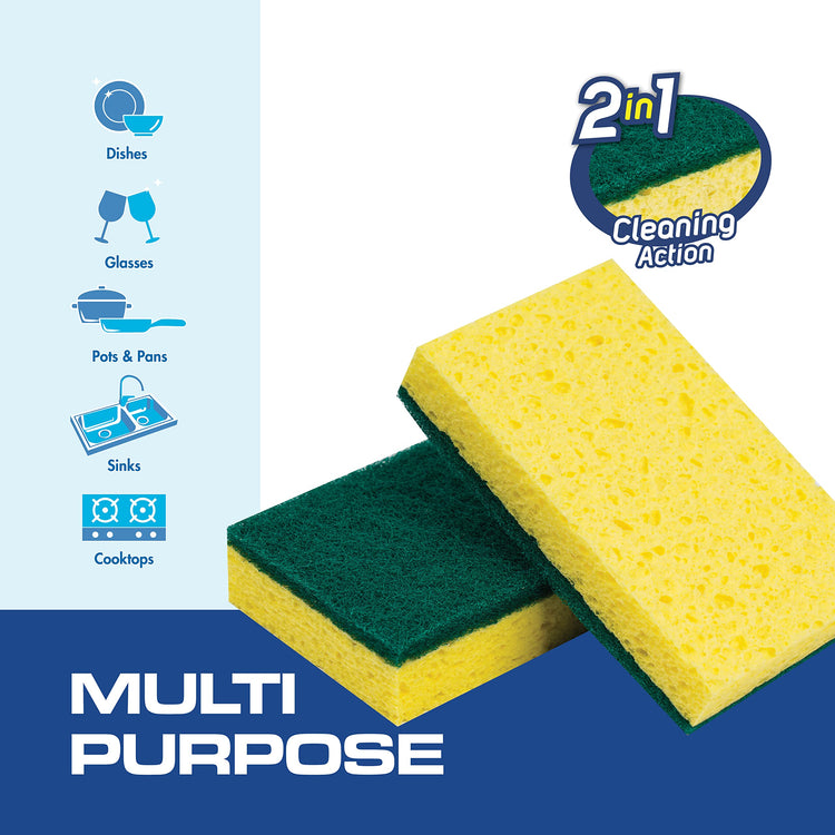 48 Pack Heavy Duty Scrub Sponges (48 Count)