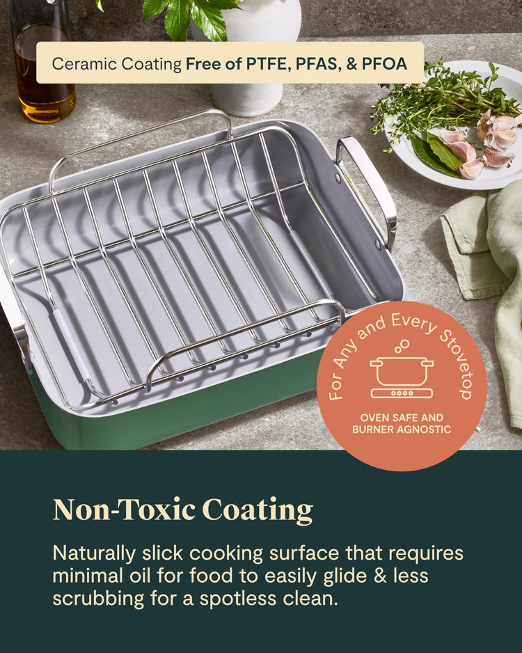 Roasting Pan 16x13" Roasting Pan with Rack