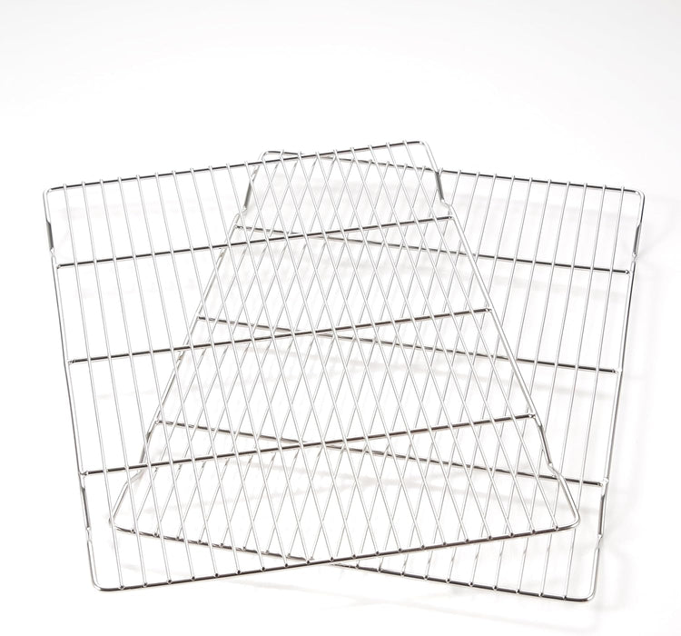 Cooling rack,2-Pack Heavy-Duty Stainless Steel wire rack for cooking (16.5"x11.5") - Oven Baking Wire Rack for Sheet Pans, Bread, Dishwasher Safe & Non-Toxic Metal Grates