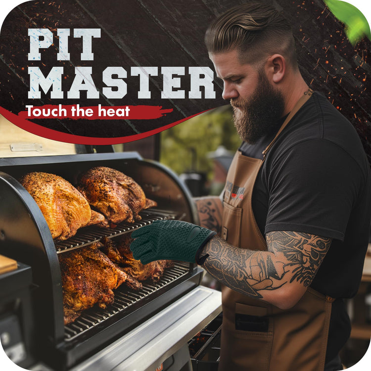 Silicone Smoker BBQ Gloves (2 Count)