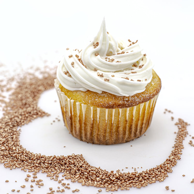 Rose Gold Pearlized Sugar Sprinkles for Baking (5 Ounce)