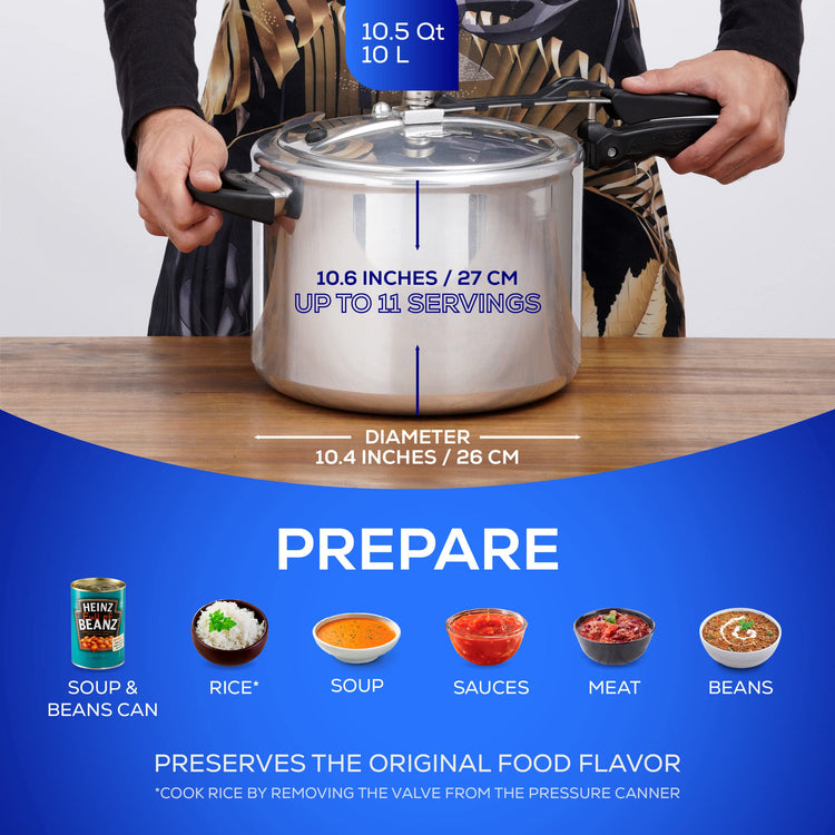 10.5 Quart Pressure Cooker