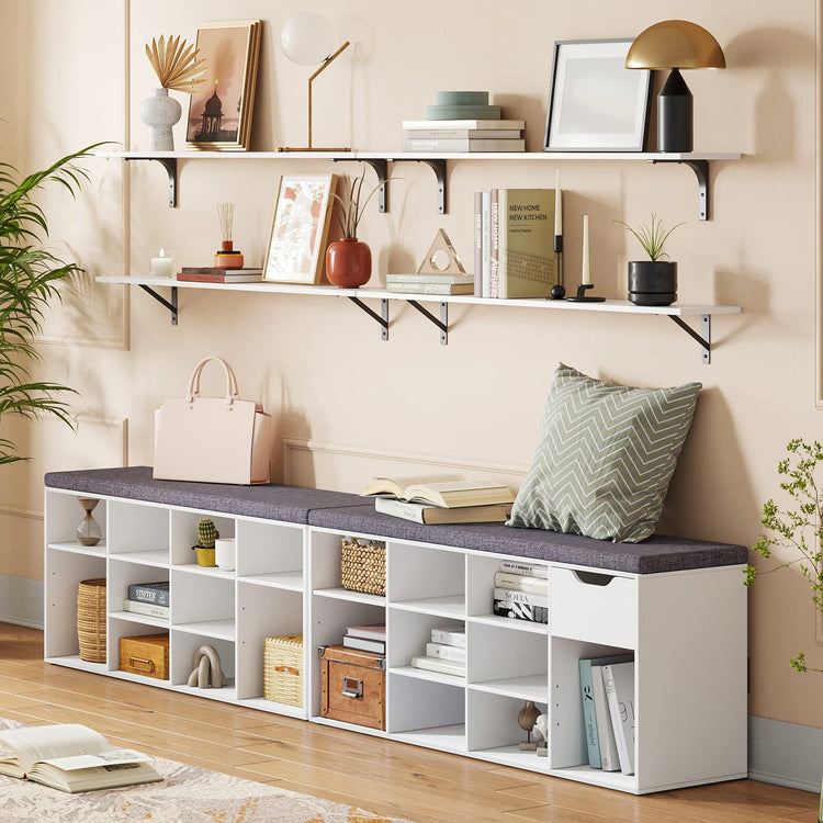 Long Wall Shelves (2 Count)