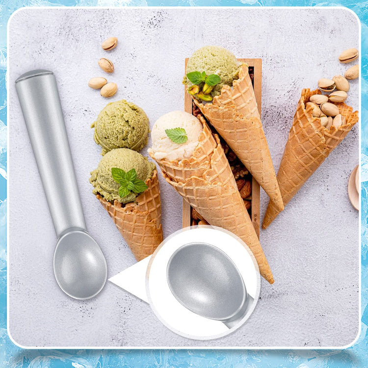3 Pack Ice Cream Scoops 7 Inch Aluminum Scoop Set (3 Count)